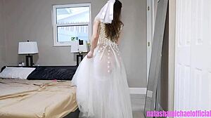 Bull Bred Me HARD on Cuck Wedding Night!