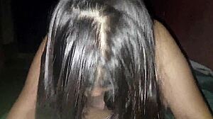 damn ella sucks off her stepdad so good he unloads deep 😍 creampie finish every time 💦