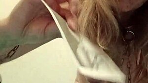 french housewife slave gets chained and teased outdoors with dirty talk and vibes