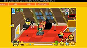 fatty with huge tits bounces on my thick cock!