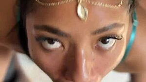 wanna see her deepthroat that cock like a slut?