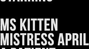 Bound brunette milf submits to dominatrix april's intense fisting and humiliating licks