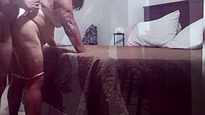 mature stepmom hints at doggy before stepdaughter shows