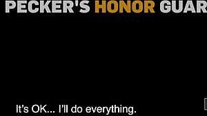 honor guard claims cuckold's flexible teen on sofa