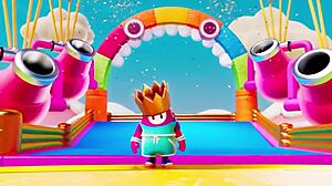 He Loses Fall Guys Bet And Pays With Creampie!