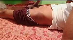 Desi Indian Footjob Makes Cock Explode with Lust