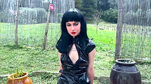 Petite skinny French brunette Lucifera gets mmf threesome pounded amateur style