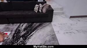 Lucky Guy Pounds Girlfriend and Stepsister in Wild 3some!