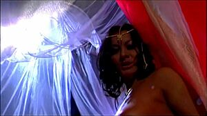 sandra romain goes crazy slurping ethnic cock before massive facial cumshot