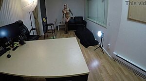 jojo gags deep on cock before taking brutal anal pounding