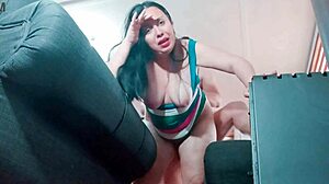 Why Resist Your Big-Assed BBW Stepmom's Wet Pussy in the Living Room?