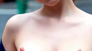 She flaunts uneven tits in ai compilation