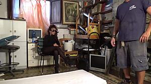 dirty homemade group blowjob with wet slutty italian milf