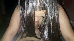 damn ella sucks off her stepdad so good he unloads deep 😍 creampie finish every time 💦