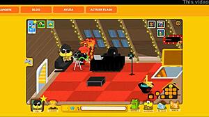 fatty with huge tits bounces on my thick cock!