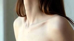 She flaunts uneven tits in ai compilation