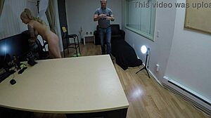 jojo gags deep on cock before taking brutal anal pounding