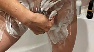 naked stepsis showers with big tits exposed