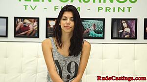 Ever wonder how a petite young amateur gets bound bent over doggystyled rough in casting closeup?