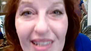 fat white ass in tan pantyhose teases with dirty talk masturbation from dawnskye1962 update