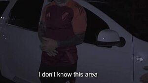 Petite glasses-wearing best friend's girlfriend takes anal creampie outdoors in swamp by big cock