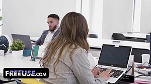hey mylf boss charley hart offers office incentive for freeuse employee fucking