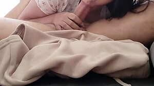 she trades her mouth for rent on his thick cock