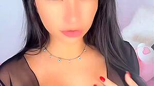 Emanuelly Raquel teases her big latina ass with fox tail buttplug