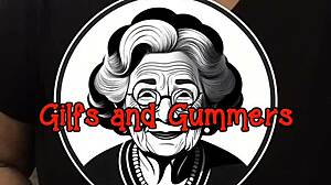 GRANNY GUMMER SUCKS HARD