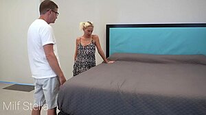 Stepdaughter tempts stepdad sharing hotel bed in taboo ride e03