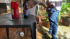 60yo naughty old man pounds brazilian babe in bar