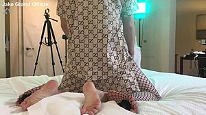 rapper pounds blonde tgirls tight hole in hardcore fuck session