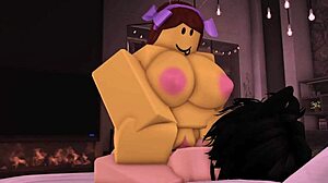 bikini noob slut meets femboy's shocking deep fuck