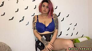 rebeca addams fingers pierced saggy tits pussy