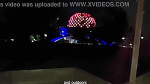 Public planetario fuck: big cock bends Argentinian latina ass!