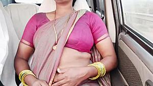 Telugu Maid's Massive Boobs Shake During Car Sex Talk