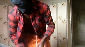 i fucked my silicone toy vagina alone at home with my big cock