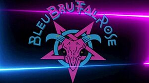 bleubrutalrose devil pink heels big ass goth milf latex metal dildo play