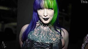 rachel luxe and faith vixen rock as goth emo sluts taking big black cock doggystyle