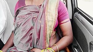 Telugu Maid's Massive Boobs Shake During Car Sex Talk