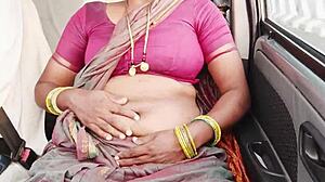 Telugu Maid's Massive Boobs Shake During Car Sex Talk