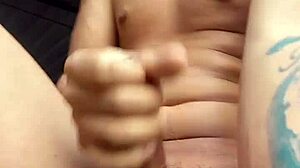 Pornstar Masturbates to Intense Orgasm Solo on Cock in Basement