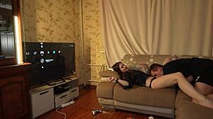 Fucked Juicy Policewoman's Tight Anal Hole Raw?!