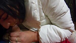 yoga pants cameltoe tempts fat cumshots dripping on puffy jackets