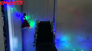 emris53 sends merry christmas with hot asian black european hardcore action