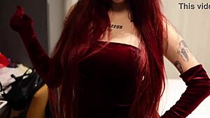 Jessica Rabbit's Tongue Surprises With Sloppy Suck On Huge Cock!