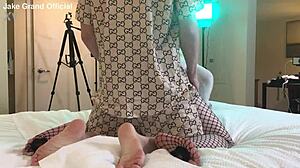 rapper pounds blonde tgirls tight hole in hardcore fuck session