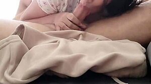 she trades her mouth for rent on his thick cock