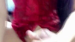 dude she says no fucking but cums on tits for lucky sub handjob pov