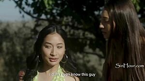 Sisterly Secrets: Nympho Petite Bella Rolland Rides Avery Black Cowgirl